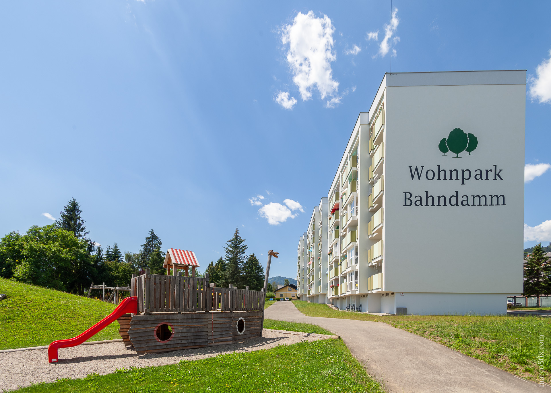 Kinderspielplatz beim Wohnpark Bahndamm