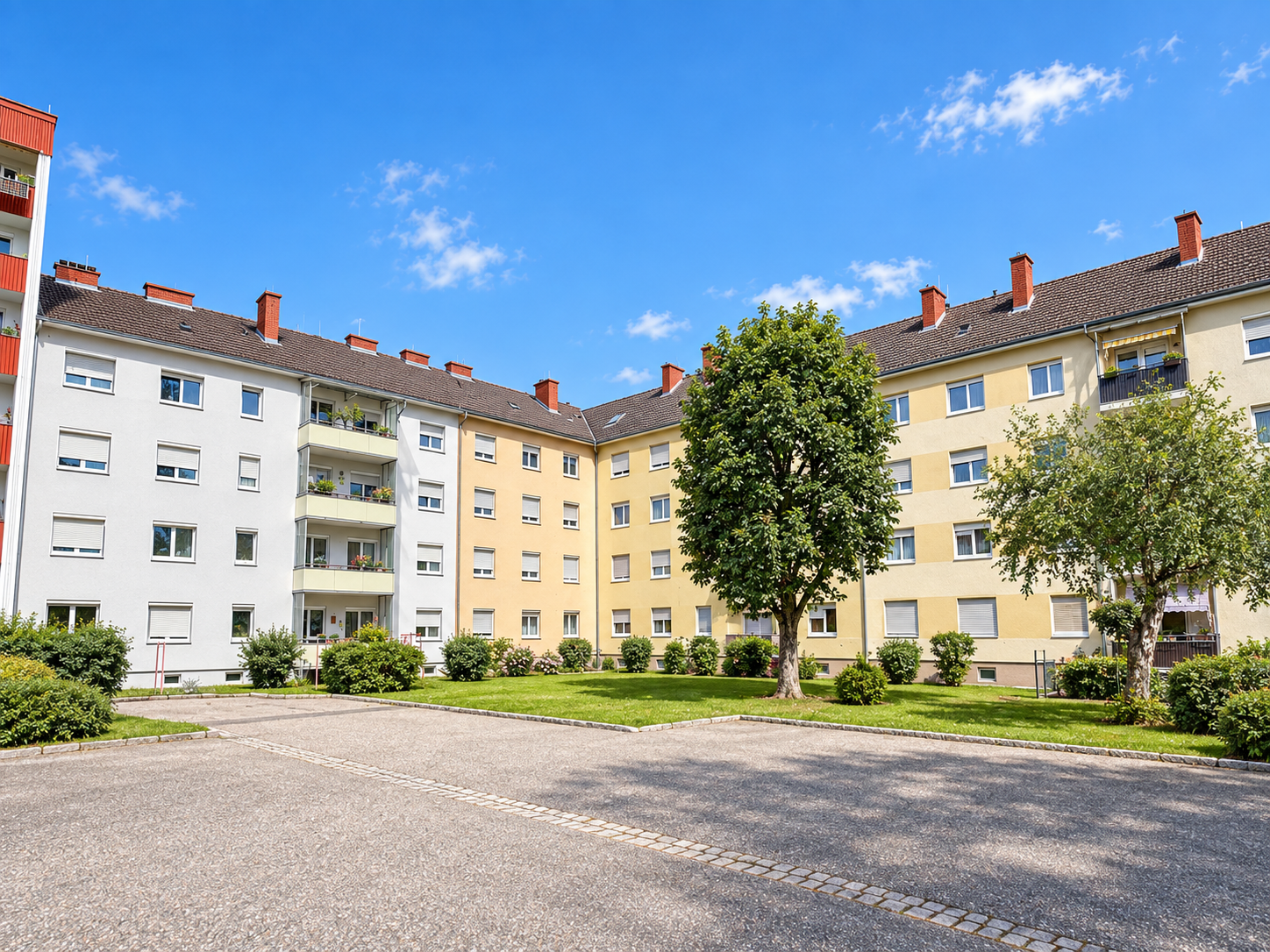 Wohnhäuser Hangweg in Zeltweg