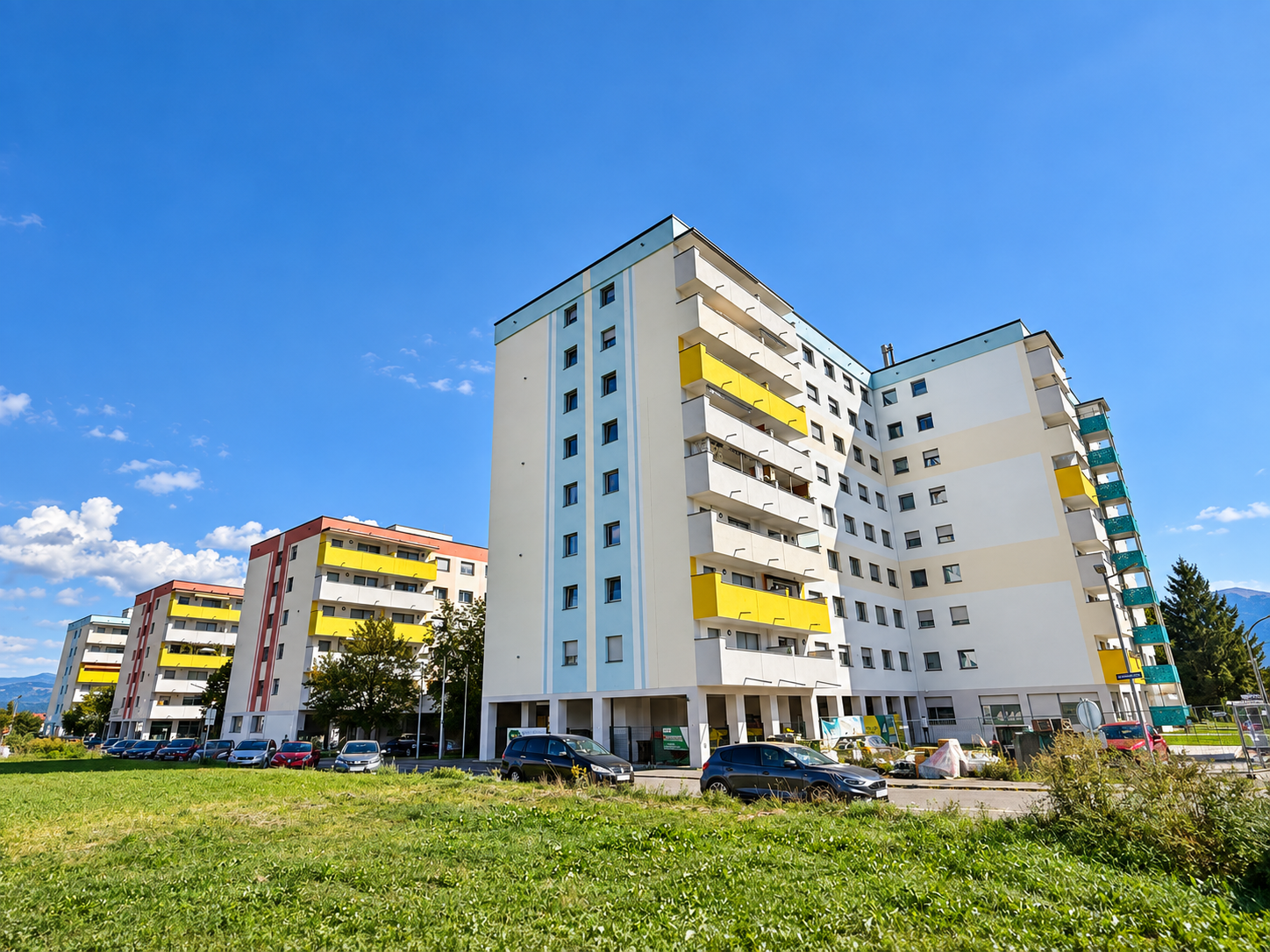 Wohntürme des Wohnparks Schlossergasse in Zeltweg