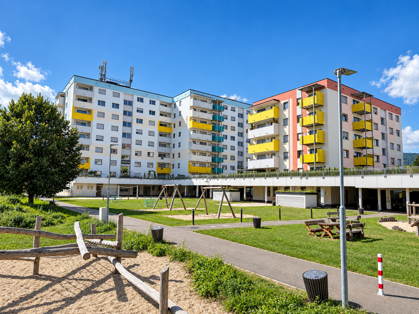 Wohnpark Schlossergasse mit großzügigem Kinderspielplatz